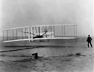 Hawk Prints: The famous photo of the first flight of the Wright Flyer