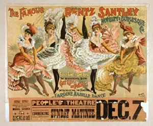 The famous Rentz Santley Novelty and Burlesque Co. first tim
