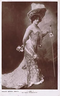Impersonator Prints: The famous Swedish female impersonator Lind