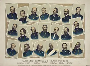 Commanders Prints: Famous Union commanders of the Civil War, 1861- 65