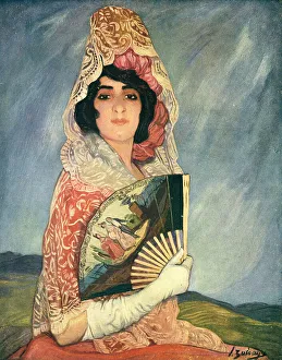 Zuloaga Collection: The Fan