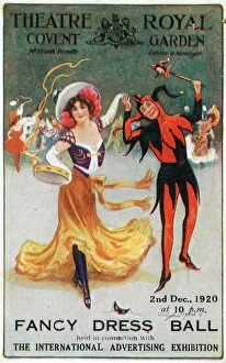 Christmas Gallery: Fancy Dress Ball, Theatre Royal, Covent Garden, London, 2 December 1920. Date: 1920