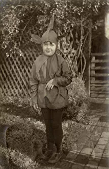 Ears Collection: Fancy dress - child in pixie costume