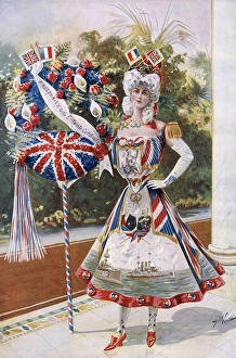 Images Dated 11th April 2016: Fancy Dress - the Entente Cordiale