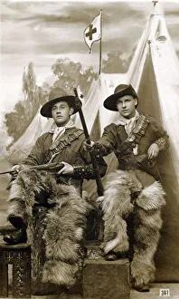 Chaps Gallery: Fancy dress - men dressed up as cowboys