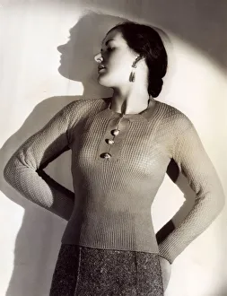 Fastening Gallery: FANCY STITCH JUMPER 1936