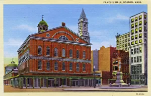 Amerian Collection: Faneuil Hall, Custom House - Boston, Massachusetts