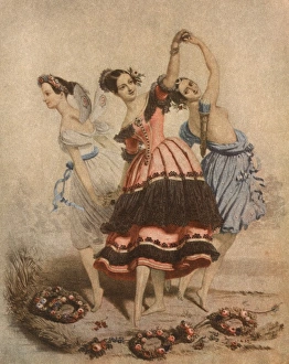 Images Dated 14th March 2011: Fanny Elssler / 3 Graces