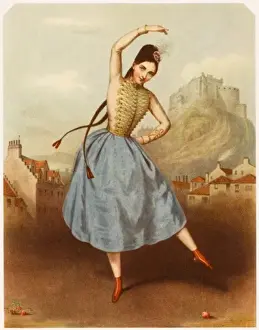 1810 Prints: Fanny Elssler / Gypsy 1839