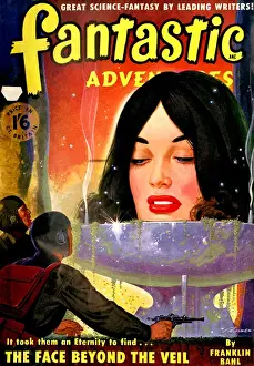 Fantastic Adventures - The Face beyond the veil