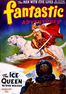 Wilcox Prints: Fantastic Adventures - The Ice Queen