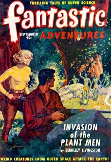 Aliens Gallery: Fantastic Adventures - Invasion of the Planet Men