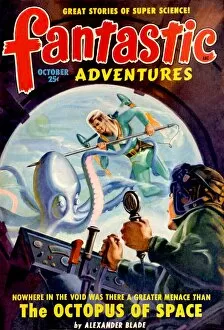 Fantastic Adventures - The Octopus of Space