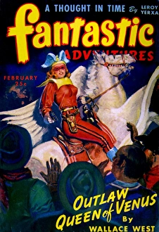 Outlaw Gallery: Fantastic Adventures - Outlaw Queen of Venus