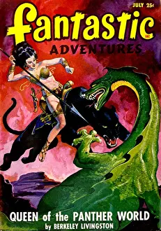 Strange Prints: Fantastic Adventures - Queen of the Panther World