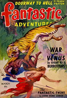 Burroughs Gallery: Fantastic Adventures - War on Venus