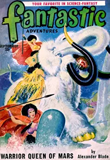 Strange Prints: Fantastic Adventures - Warrior Queen of Mars