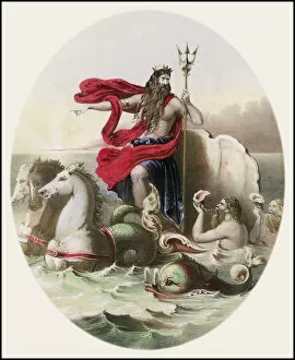 1860 Collection: Fantasy Animals / Neptune