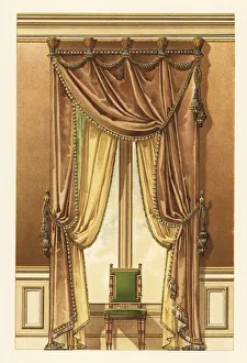 Fantasy wall hanging, circa 1900
