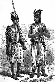 1874 Collection: Fante Soldiers serving with the British against the Ashanti