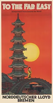 Travel Posters Collection: Far East travel poster