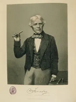 FARADAY, Michael (1791-1867). British chemist
