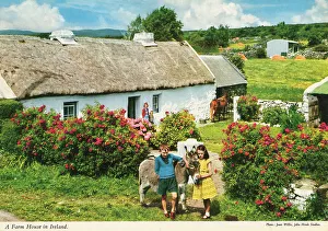 Farmhouse Prints: A farm house in Ireland Date: 1960s