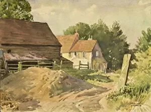 Muddy Gallery: Farm scene - Painting by Raymond Sheppard
