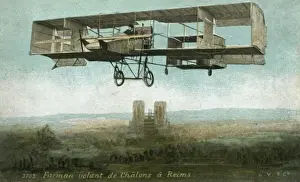 Chalons Prints: Farman Biplane