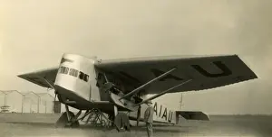 Mono Prints: Farman plane F-AIAU
