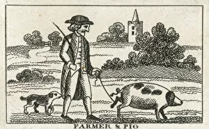 1790 Collection: Farmer and Pig