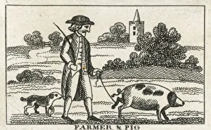 1790 Collection: Farmer and Pig