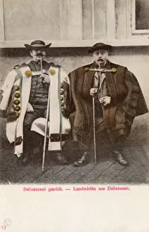 Capes Prints: Farmers from Debrecen, Hungary