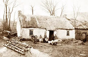 Farmhouse Prints: Farmhouse, Donegal Ireland
