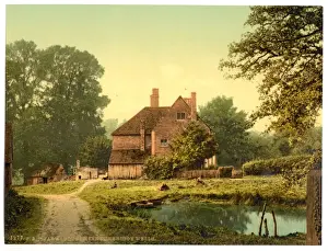 Wells Prints: Farmhouse near Tunbridge Wells, England