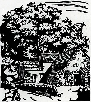 Farmhouse Prints: Farmhouse by the Road