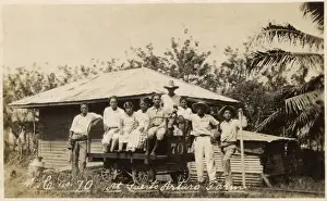 Puerto Prints: Farming family, Puerto Arturo, Honduras, Central America
