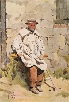Farmworker in Smock