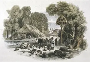 Ranging Prints: FARMYARD, 1860