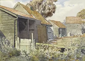 Farm Yard Prints: Farmyard barns