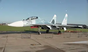 1992 Prints: Farnborough 92 - Su-27UB Blue 389