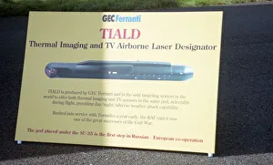 Demonstrating Gallery: Farnborough 92 - TIALD placard