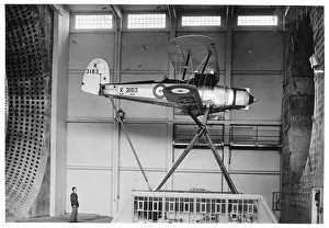 Air Cooled Gallery: Farnborough wind tunnel with Bristol Bulldog