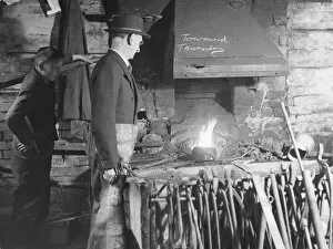 Blacksmith Collection: Farrier at his Forge