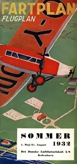 Timetable Prints: Fartplan 1932 (timetable)