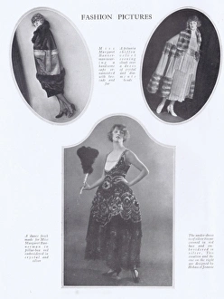 Images Dated 9th May 2016: Three fashion creations for Margaret Bannerman, London, 1923