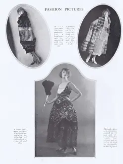 Bannerman Prints: Three fashion creations for Margaret Bannerman, London, 1923