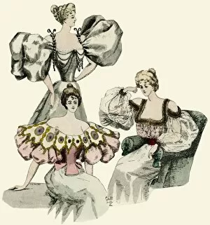 Images Dated 13th January 2012: Fashion for the evening 1895