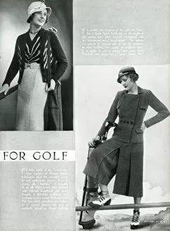 Angora Gallery: Fashion for golf 1933