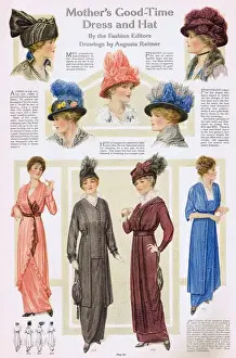 Fashion ideas for dresses and hats - winter